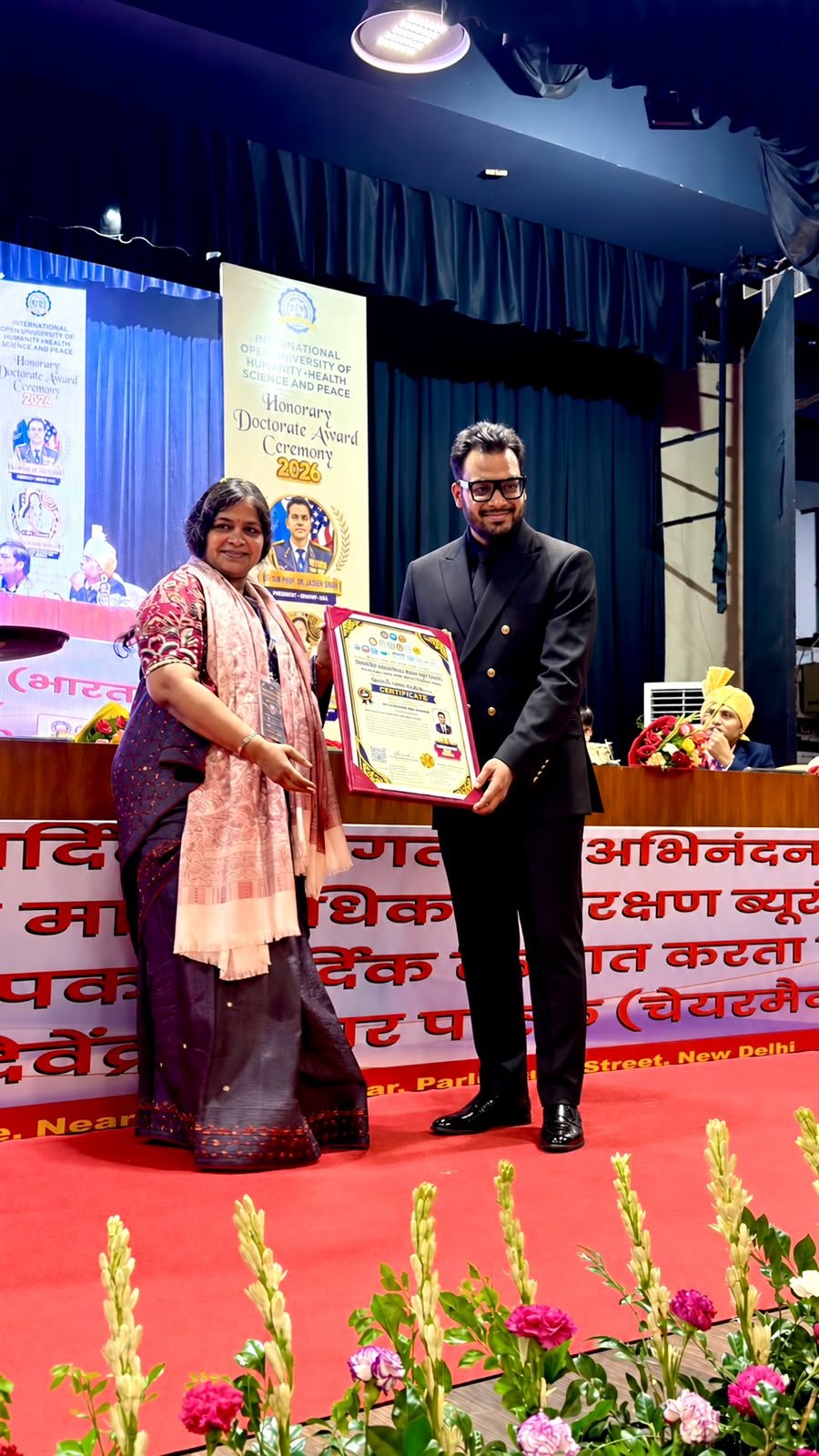 Dr. Shivesh Kumar Sarraf  Vishwa Kirti Shri Samman-2026